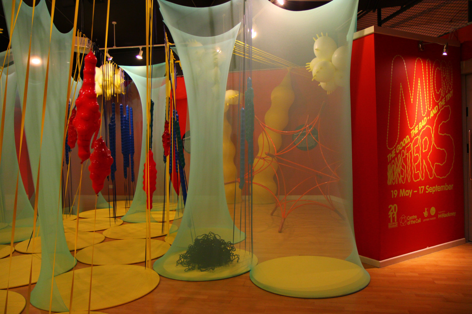 Exhibition and installation for children that celebrates the relationship between bacteria and humans